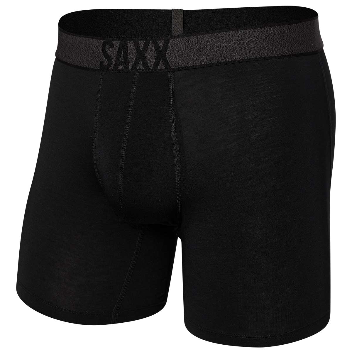 Saxx Roast Master MidWeight Boxer Brief with Fly Men's in Black